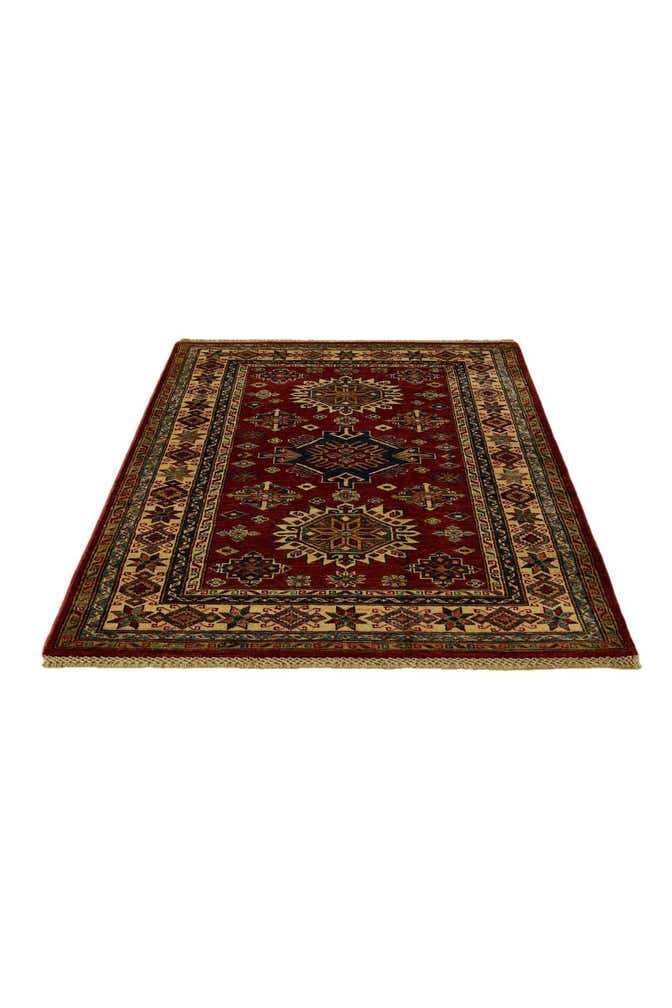 3' 7 x 5' 1 Hand Knotted Kazak Rug