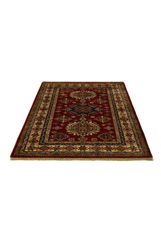 Detail image of 3' 7 x 5' 1 Hand Knotted Kazak Rug