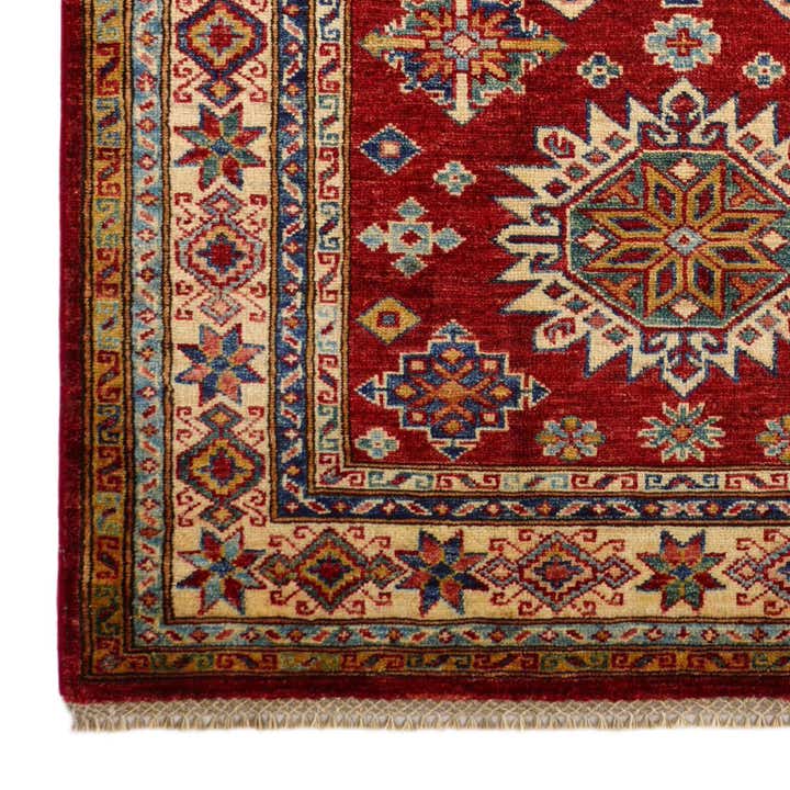 3' 7 x 5' 1 Hand Knotted Kazak Rug