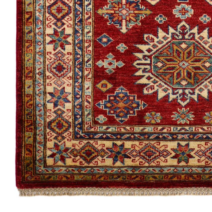 Detail image of 3' 7 x 5' 1 Hand Knotted Kazak Rug