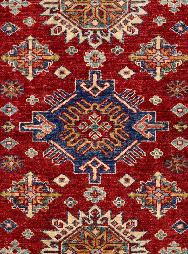 3' 7 x 5' 1 Hand Knotted Kazak Rug