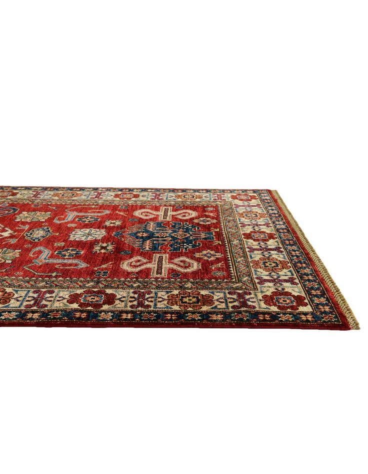 Detail image of 4' x 6' 7 Hand Knotted Kazak Rug