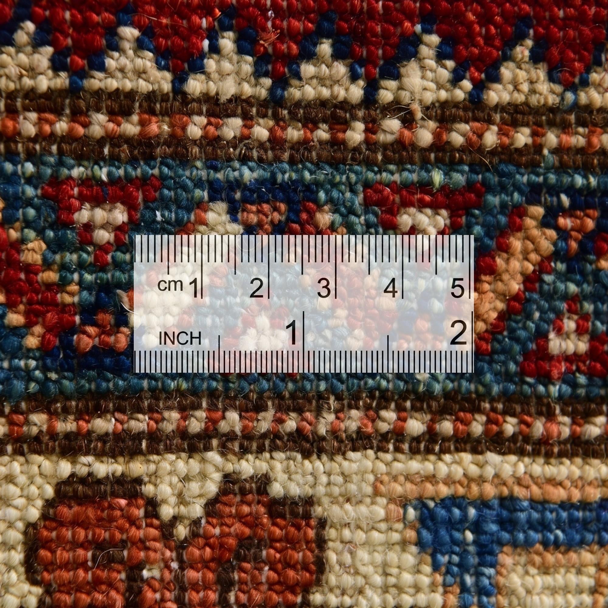 4' x 6' 7 Hand Knotted Kazak Rug