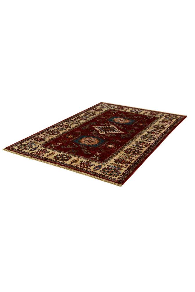 4' 1 x 6' Hand Knotted Kazak Rug