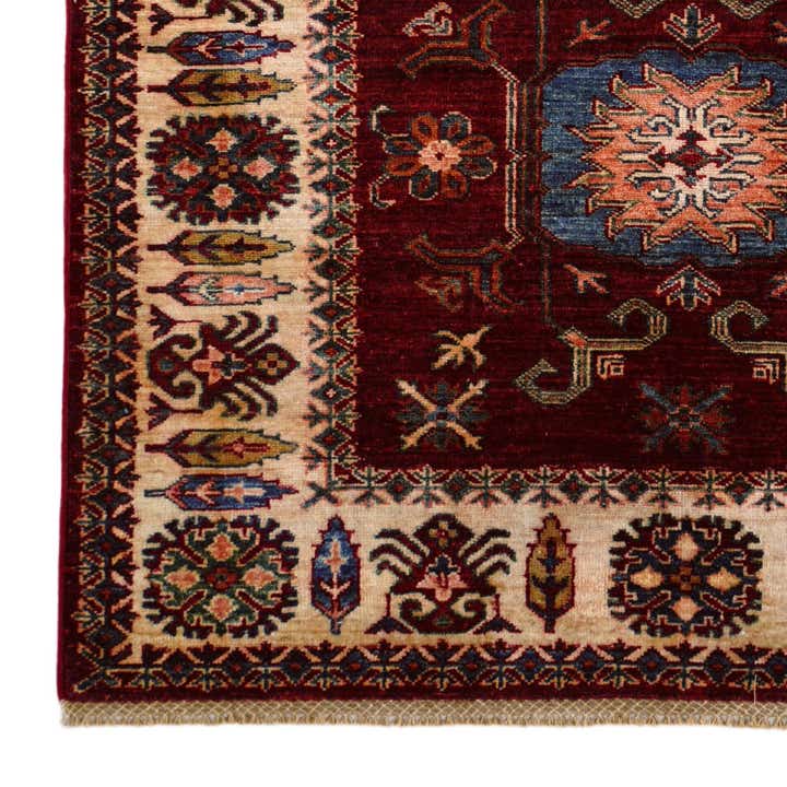 4' 1 x 6' Hand Knotted Kazak Rug
