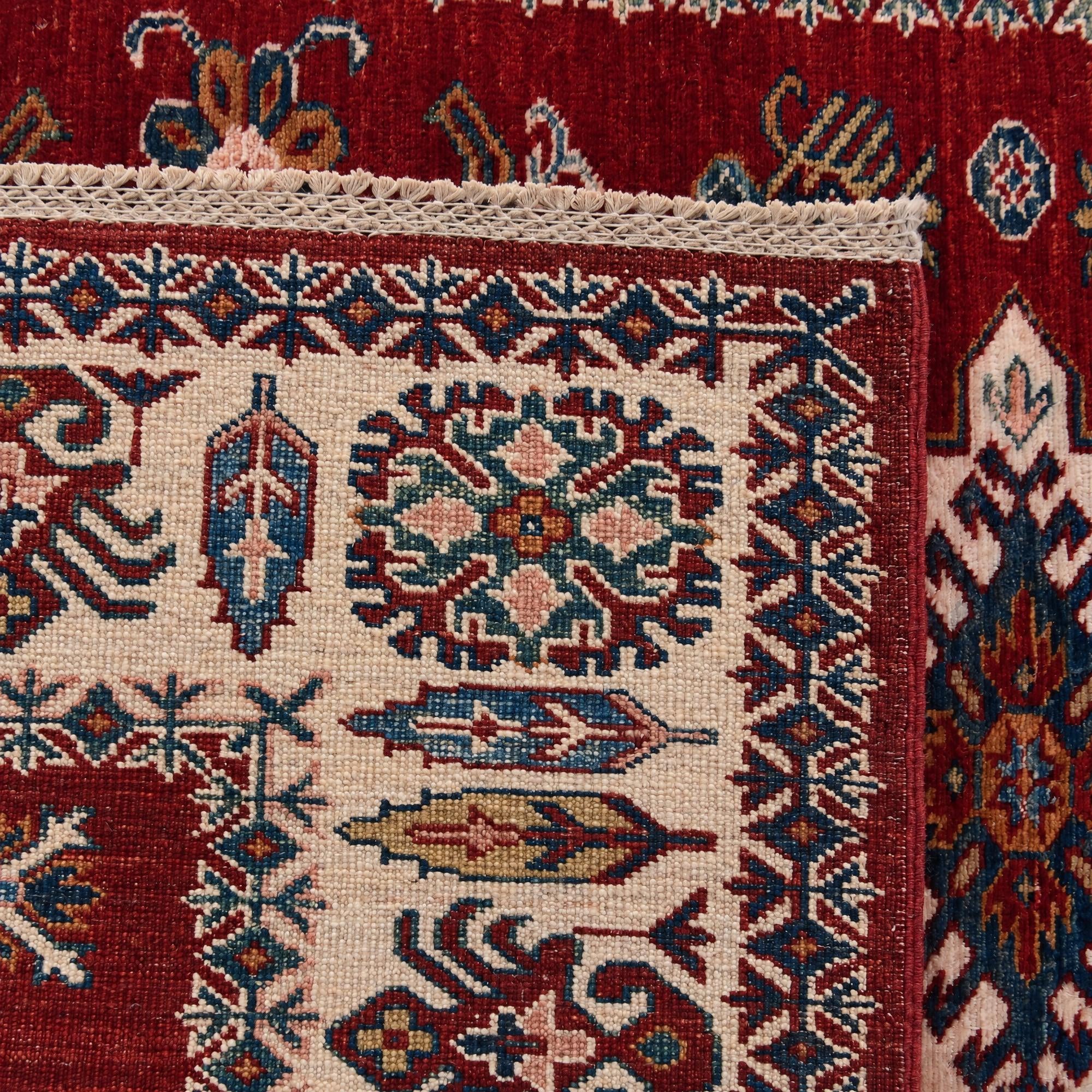 125cm x 180cm Hand Knotted Kazak Rug