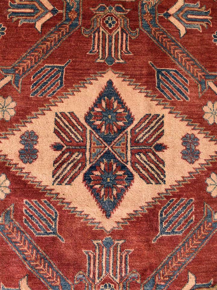 5' 9 x 8' 7 Kazak Wool Rug