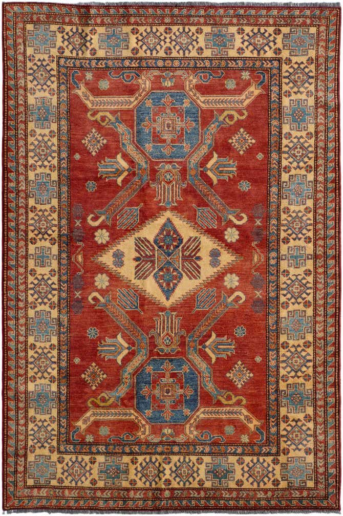 5' 9 x 8' 7 Kazak Wool Rug