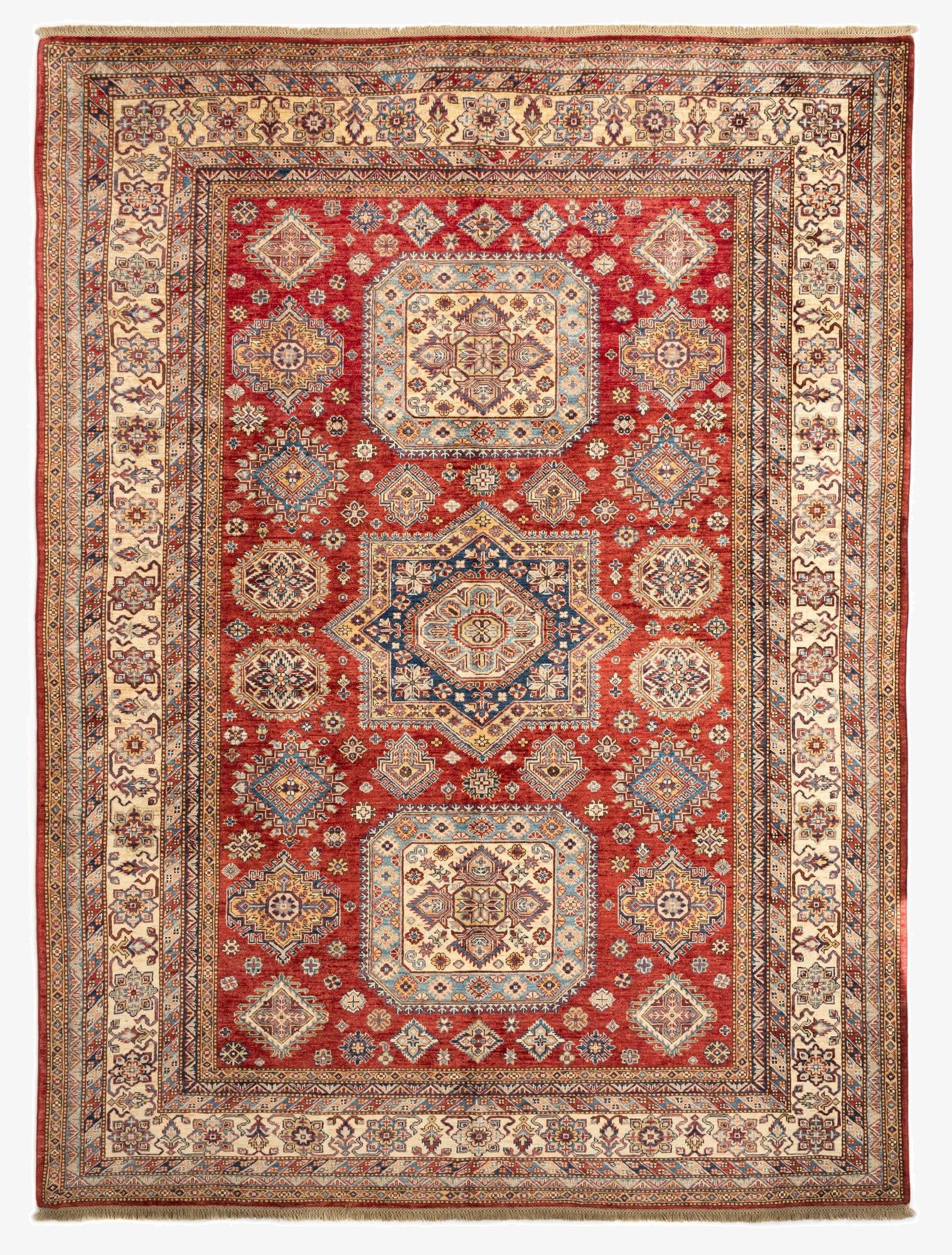 7' 9 x 10' 6 Kazak Wool Rug