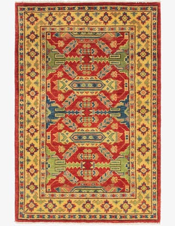 2' 8 x 3' 11 Hand Knotted Kazak Rug