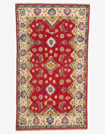 3' x 5' 2 Hand Knotted Kazak Rug