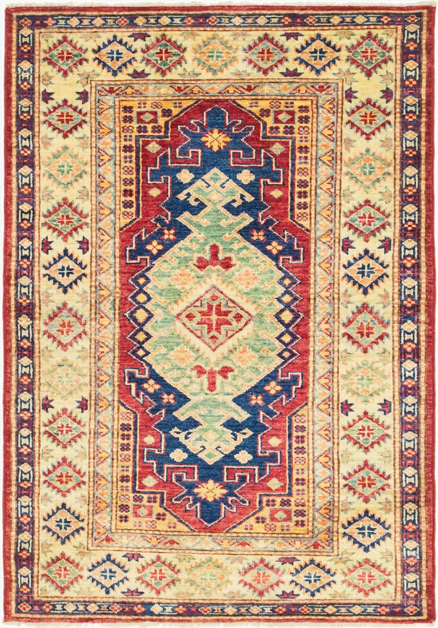 2' 8 x 4'  Hand Knotted Kazak Rug