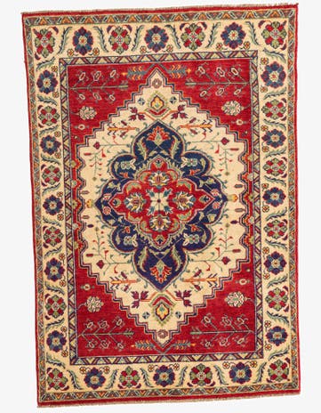3' 10 x 5' 9 Hand Knotted Kazak Rug