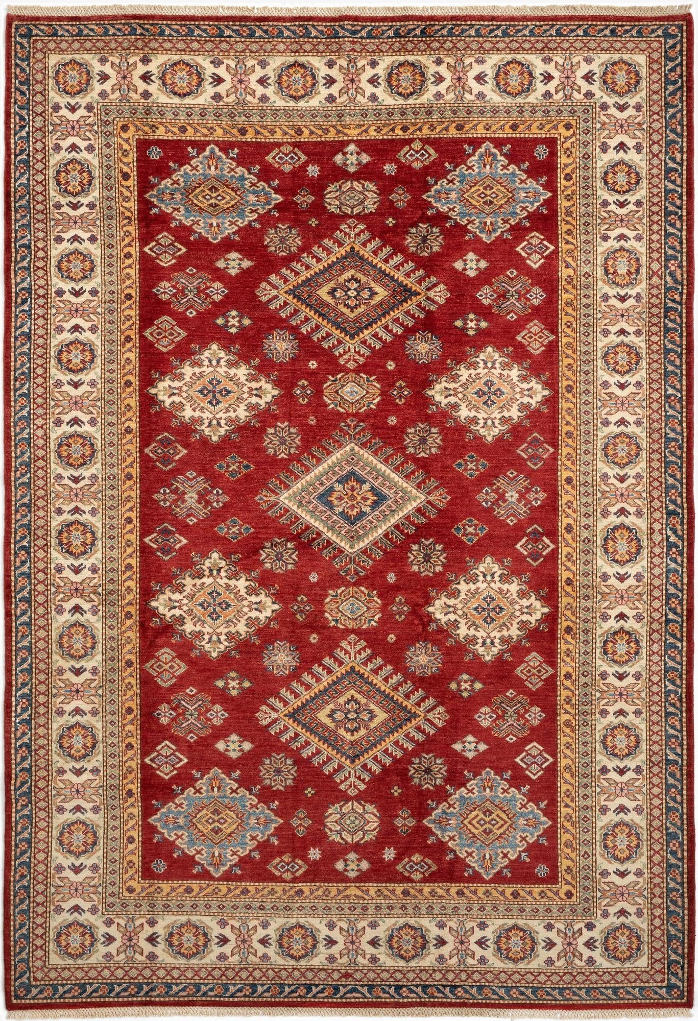 6' 9 x 9' 9 Kazak Wool Rug