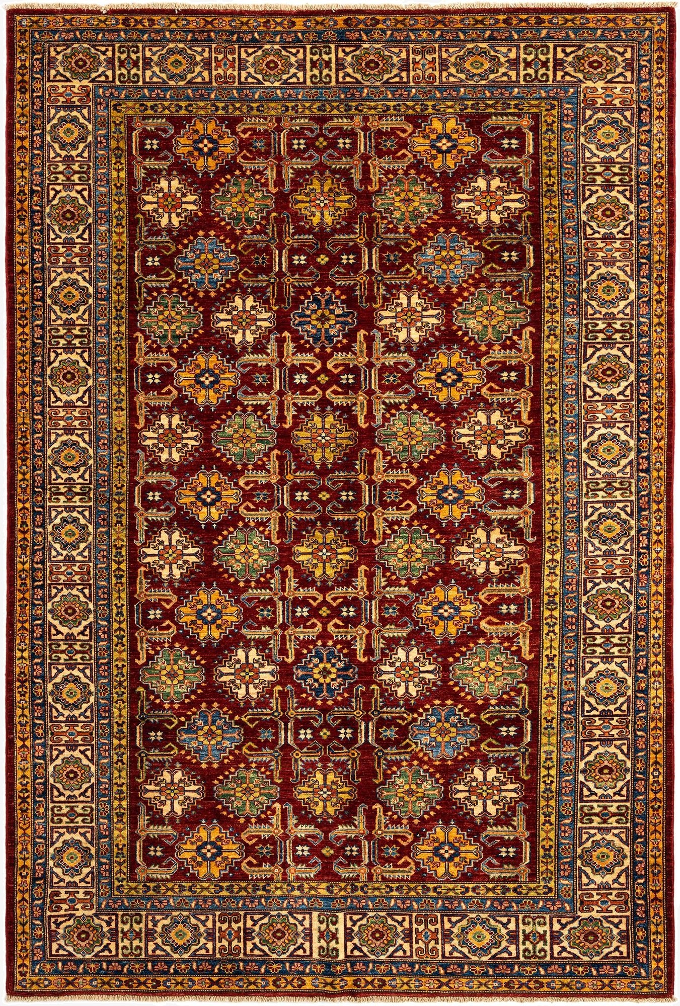 6' x 8' 11 Kazak Wool Rug