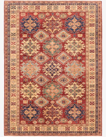 6' 9 x 9' 5 Hand Knotted Kazak Oriental Rug