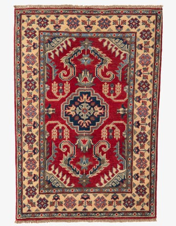 2' 9 x 4' 1 Hand Knotted Kazak Rug
