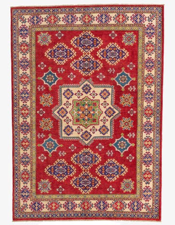 5' 6 x 7' 10 Hand Knotted Kazak Rug