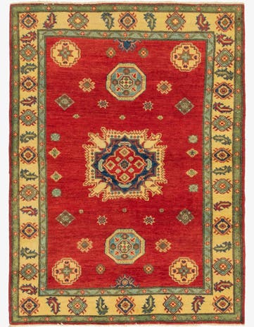 3' 10 x 5' 3 Hand Knotted Kazak Rug