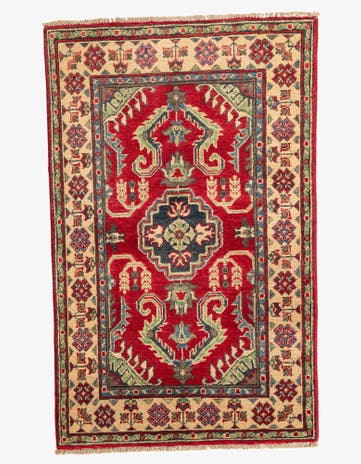 2' 8 x 4' 3 Hand Knotted Kazak Rug