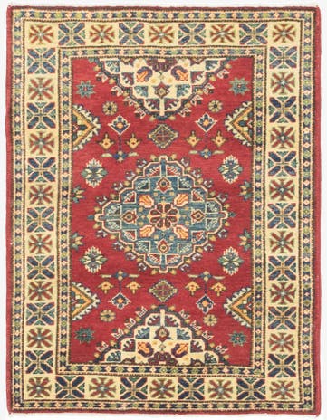 2' 8 x 3' 8 Hand Knotted Kazak Rug