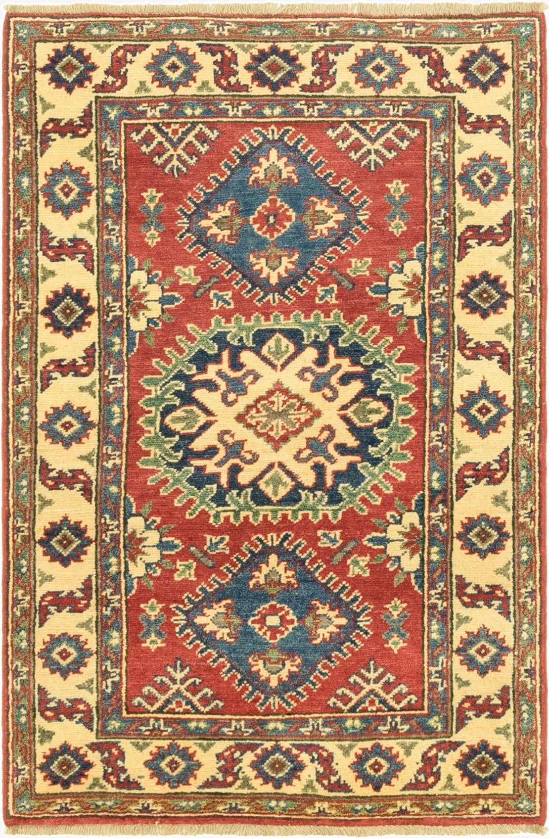 2' 8 x 4' 2 Hand Knotted Kazak Rug