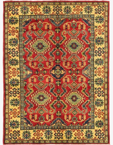 5' x 6' 9 Hand Knotted Kazak Rug