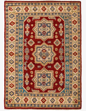 5' 6 x 8' 1 Hand Knotted Kazak Rug