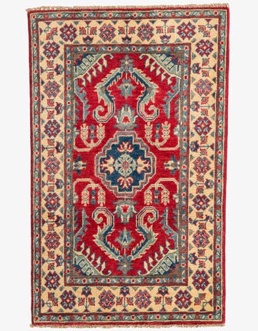 2' 8 x 4' 3 Hand Knotted Kazak Rug