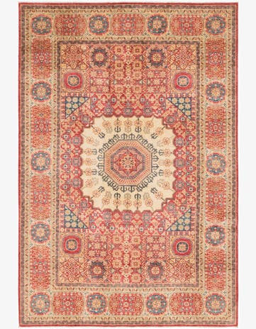 6' 6 x 9' 7 Hand Knotted Kazak Oriental Rug