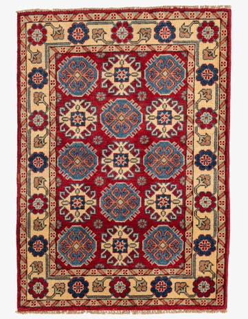 2' 10 x 4' Hand Knotted Kazak Rug