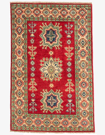 2' 8 x 4' 2 Hand Knotted Kazak Rug
