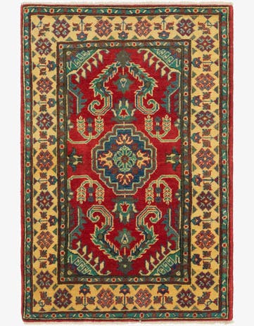 2' 8 x 4' 1 Hand Knotted Kazak Rug