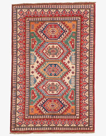 2' 8 x 4' 2 Hand Knotted Kazak Rug