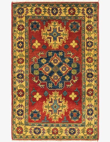 2' 7 x 4' 1 Hand Knotted Kazak Rug