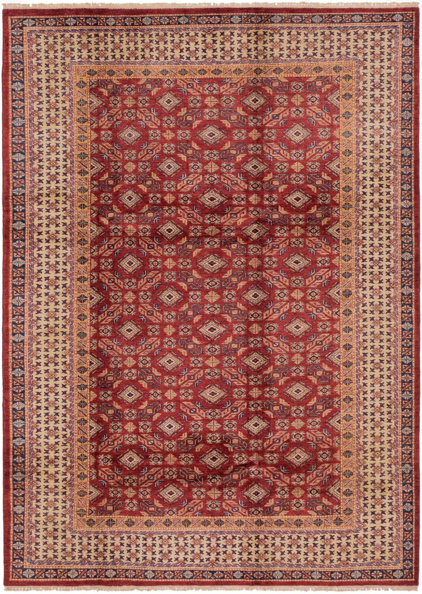 6' 8 x 9' 5  Hand Knotted Kazak Oriental Rug