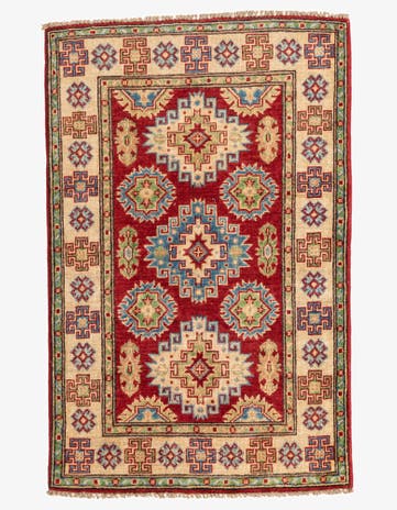2' 8 x 4' 3 Hand Knotted Kazak Rug