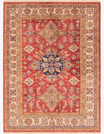 5' 10 x 7' 11 Hand Knotted Kazak Oriental Rug