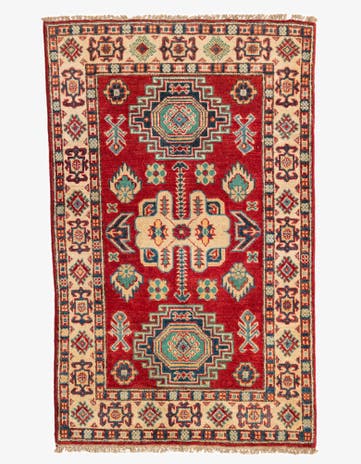 2' 8 x 4' 3 Hand Knotted Kazak Rug