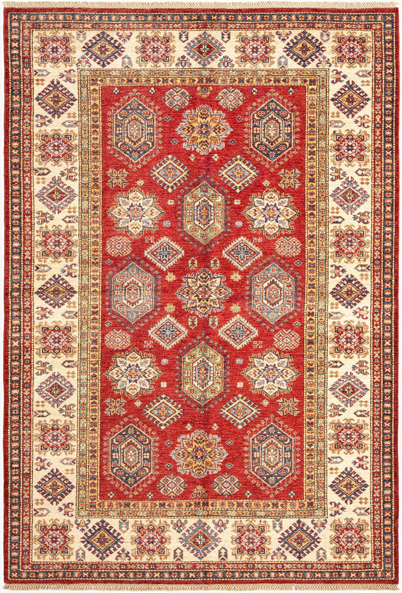 5' 6 x 8' 1 Kazak Wool Rug