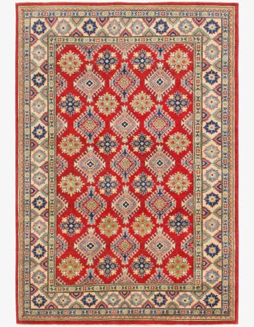 6' 6 x 9' 6 Hand Knotted Kazak Rug