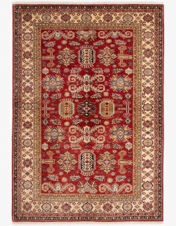 5' 7 x 8' 1 Kazak Wool Rug