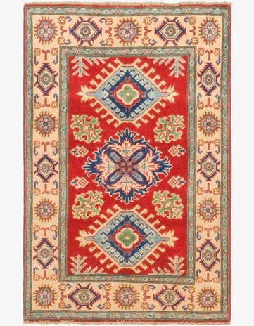 2' 8 x 4' 2 Hand Knotted Kazak Rug