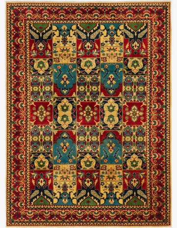 6' 11 x 9' 5 Hand Knotted Kazak Rug