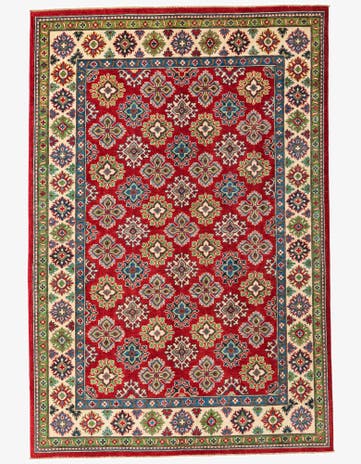 6' 2 x 9' Hand Knotted Kazak Rug