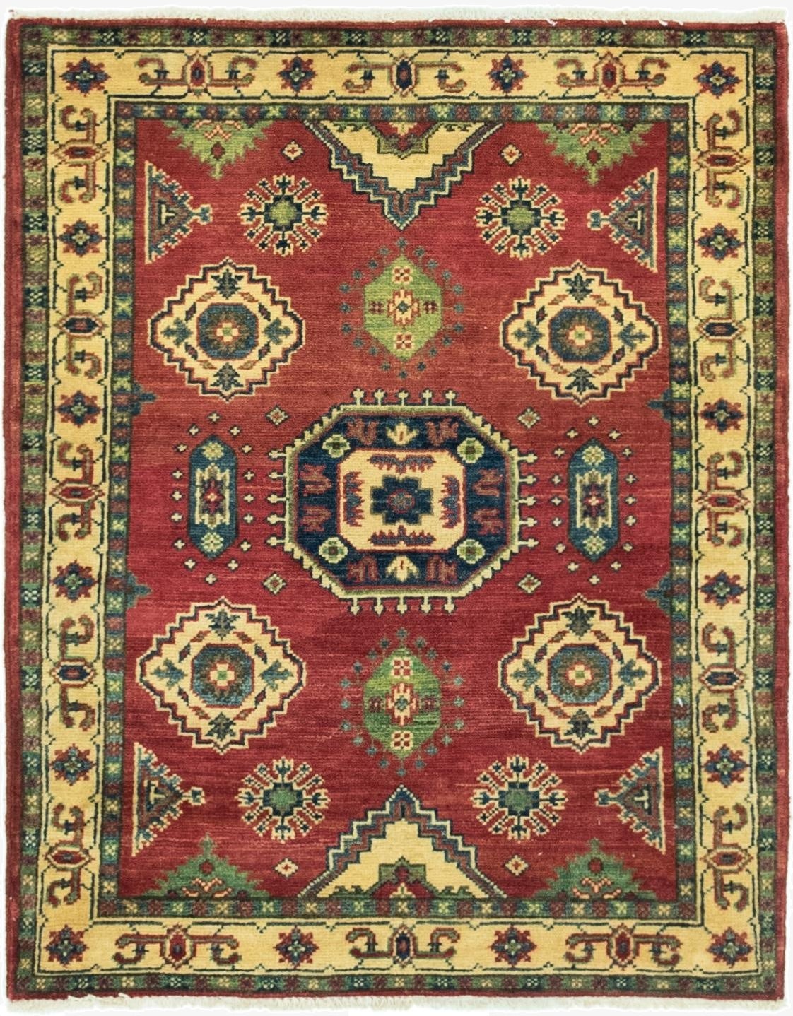3' x 3' 9  Hand Knotted Kazak Rug