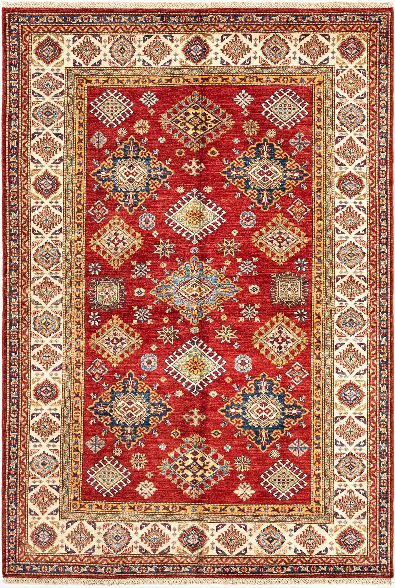 5' 6 x 8' 2 Kazak Wool Rug