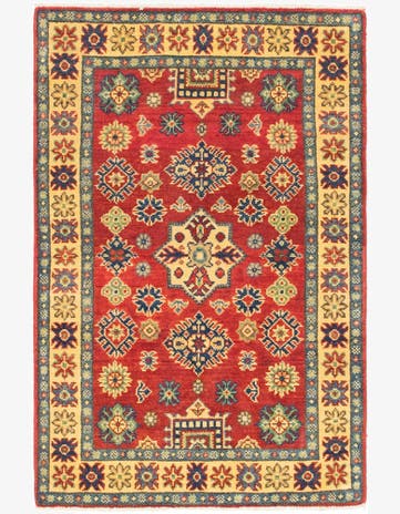 2' 8 x 4' 3 Hand Knotted Kazak Rug