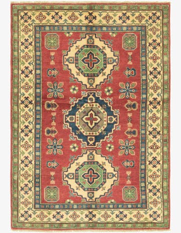 4' 1 x 6' Hand Knotted Kazak Rug