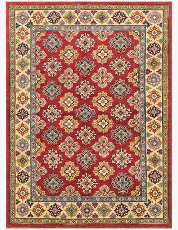 5' 8 x 7' 10 Hand Knotted Kazak Rug
